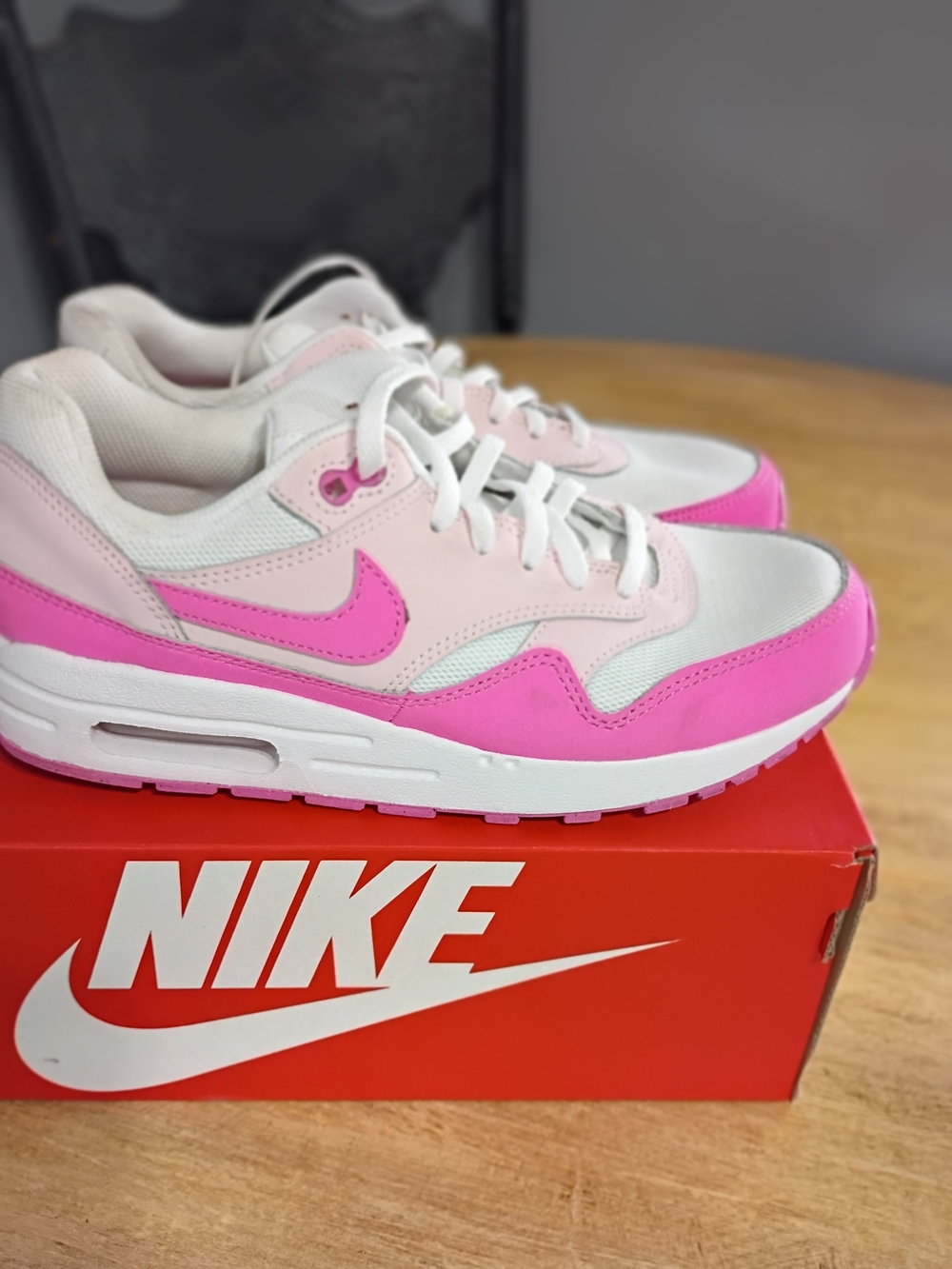 Nike Kids Pink & White Sneakers